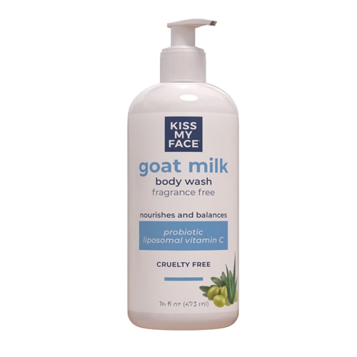 Kiss My Face Goat Milk Body Wash - Fragrance Free