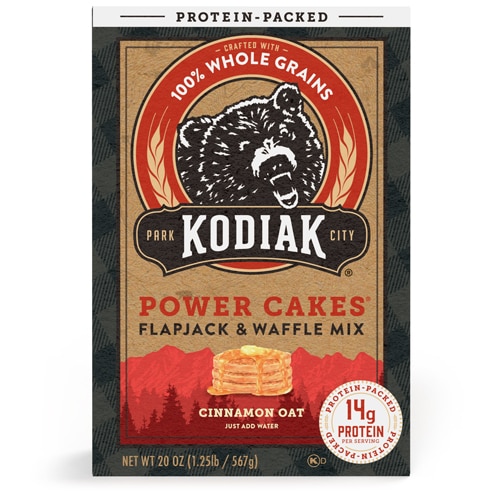 Kodiak Cakes Power Cakes Flapjack and Waffle Mix Cinnamon Oat