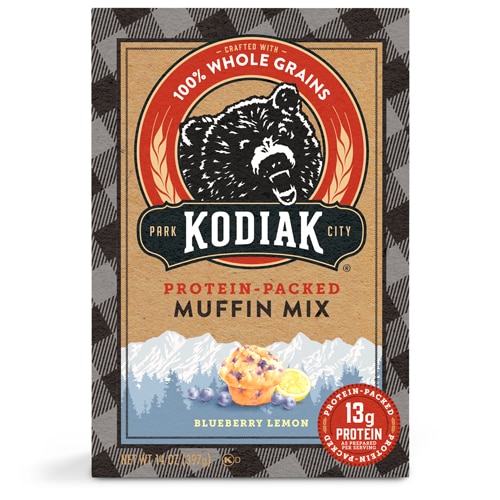 Kodiak Cakes Protein-Packed Muffin Mix Blueberry Lemon