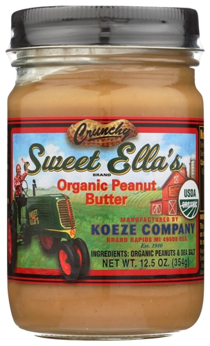 Koeze Sweet Ella's Peanut Butter Organic Crunchy