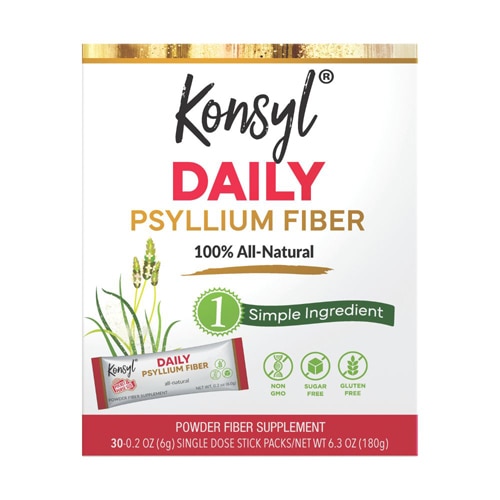 Konsyl Daily Psyllium Fiber Stick Packs