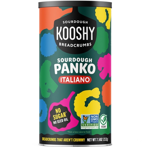 Kooshy Non-GMO Sourdough Panko Breadcrumbs Italiano