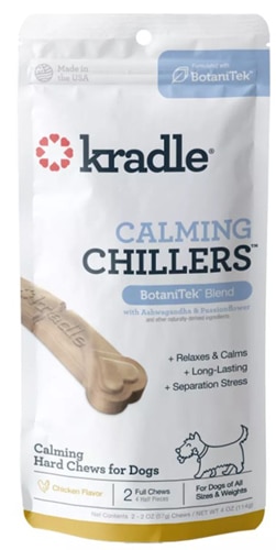 Kradle Dog Calming Chillers Hard Chews Chicken