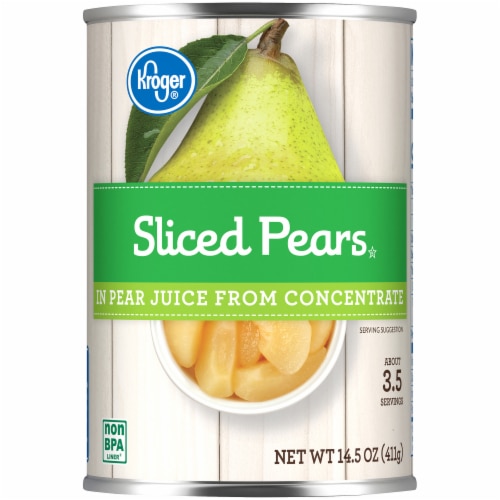 Kroger Canned Pear Slices In Pear Juice