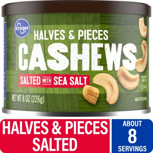 Kroger Cashews Halves & Pieces - Salted