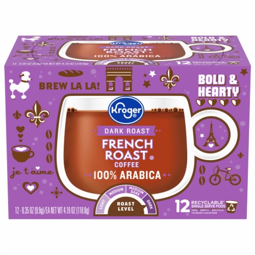 Kroger French Roast Dark Roast Coffee Pods