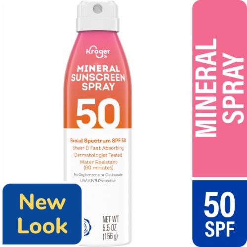 Kroger Mineral Sunscreen Spray SPF 50