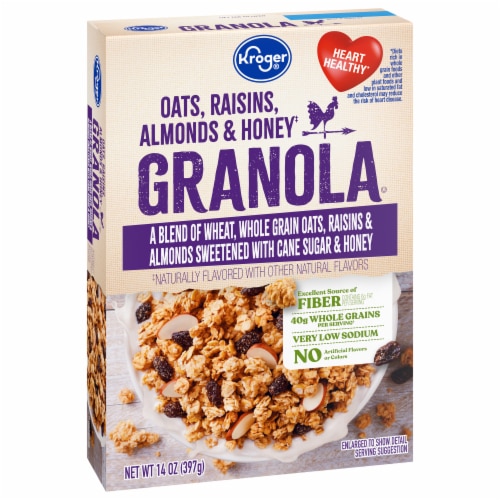 Kroger Oats Raisins Almonds & Honey Granola