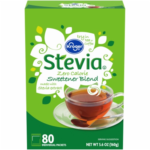 Kroger Stevia Zero Calorie Sweetener Packets