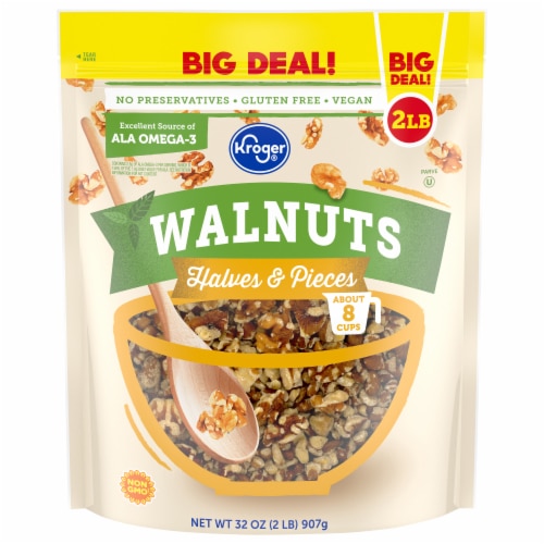 Kroger Walnut Halves & Pieces