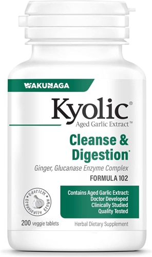 Kyolic Aged Garlic Extract Cleanse & Digestion Formula 102