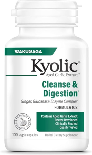 Kyolic Aged Garlic Extract Cleanse and Digestion Formula 102