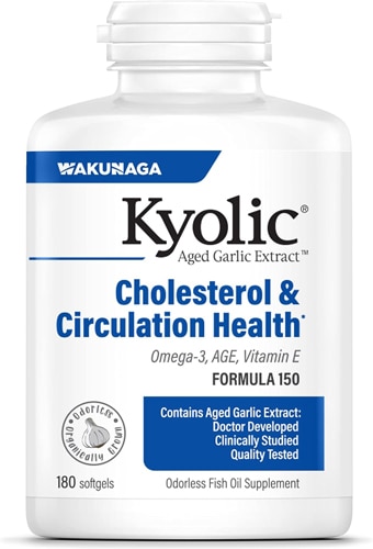 Kyolic Aged Garlic Extract™ Omega 3 Cholesterol & Circulation