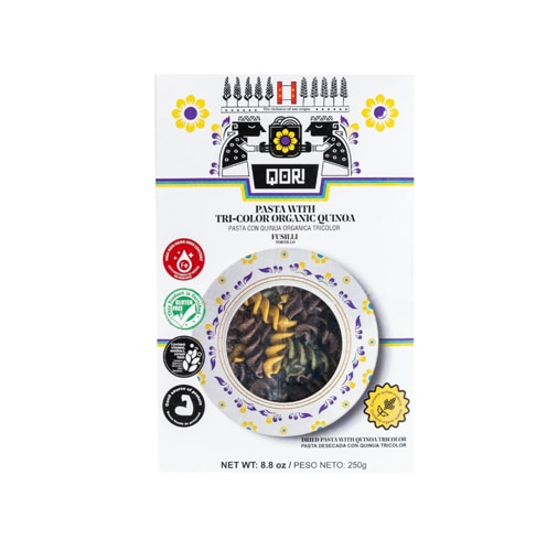 La Vida Inca Qori Gluten Free Tri-Color Quinoa Pasta With Organic Quinoa