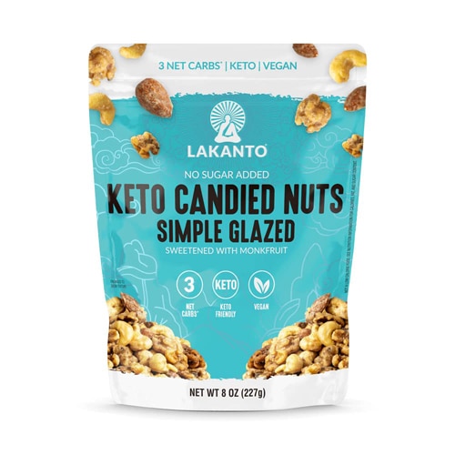 Lakanto Keto Candied Nuts Simple Glazed