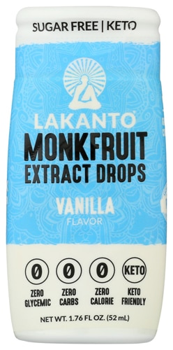 Lakanto Liquid Monk Fruit Extract Drops Vanilla