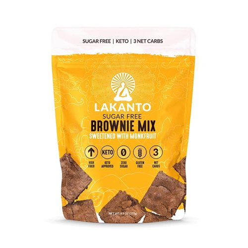 Lakanto Sugar Free Brownie Mix Sweetened with Monk Fruit