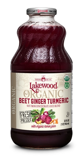 Lakewood Organic Juice Not From Concentrate Beet Ginger Turmeric