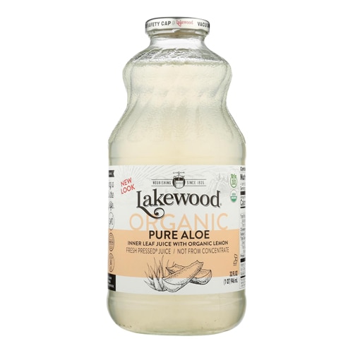 Lakewood Organic Pure Aloe Juice Lemon