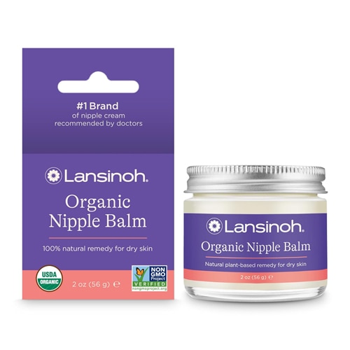 Lansinoh Organic Nipple Balm for Breastfeeding Moms