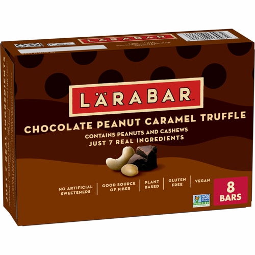 Larabar Fruit & Nut Bar Gluten Free No Sugar Added Chocolate Peanut Caramel Truffle