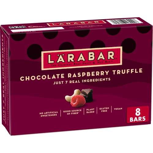 Larabar Fruit & Nut Bar Gluten Free No Sugar Added Chocolate Raspberry Truffle