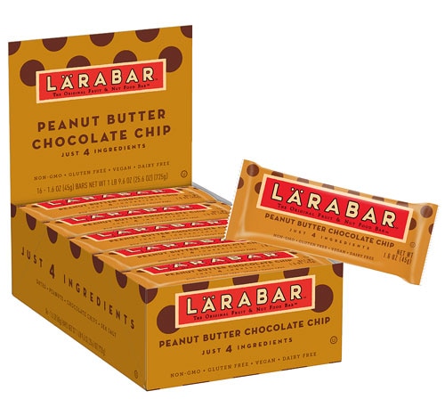 Larabar Gluten Free Fruit & Nut Bar Peanut Butter Chocolate Chip