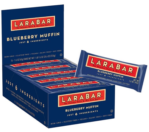 Larabar Gluten Free No Sugar Added Fruit & Nut Bar Blueberry Muffin