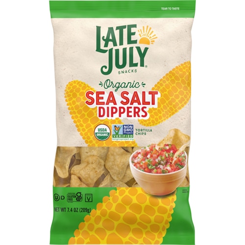 Late July Dippers Tortilla Chips Sea Salt