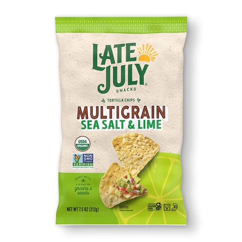 Late July Multigrain Tortilla Chips Sea Salt and Lime