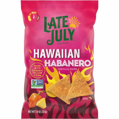 Late July Tortilla Chips Made With Organic Yellow Corn Gluten Free Hawaiian Habenero