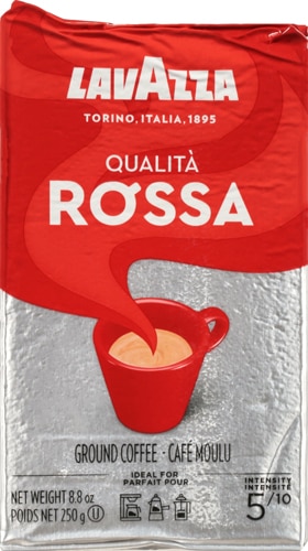 LavAzza Ground Coffee Qualita Rossa