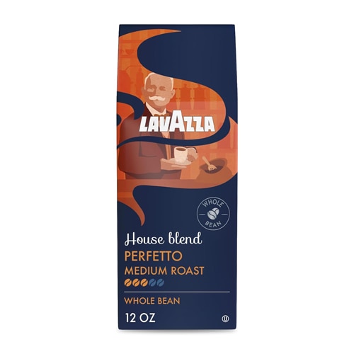 LavAzza Whole Bean Coffee House Blend Perfetto Medium Roast