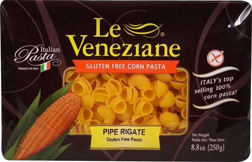 Le Veneziane Gluten Free Corn Pasta Pipe Rigate