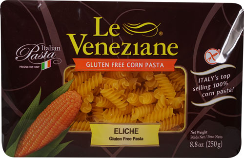 Le Veneziane Gluten Free Eliche Corn Pasta