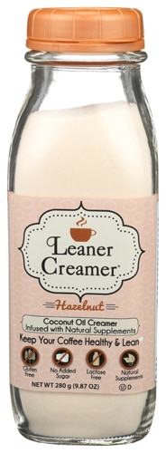 Leaner Creamer Coconut Oil Creamer Hazelnut