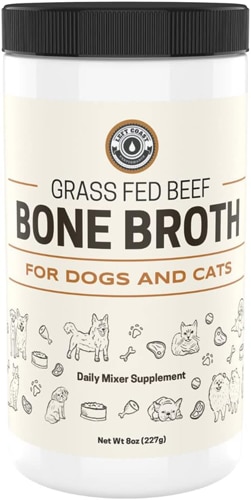 Left Coast Performance Bone Broth Powder Food Topper for Dogs and Cats Beef