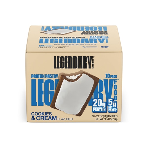 Legendary Foods Cake Style Tasty Pastry Cookies & Cream