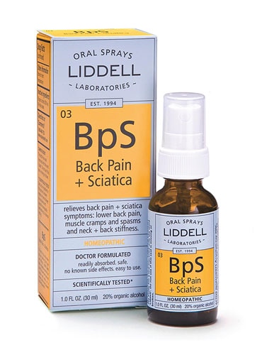 Liddell Homeopathic Back Pain Sciatica