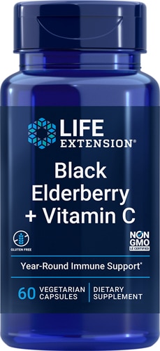 Life Extension Black Elderberry Plus Vitamin C