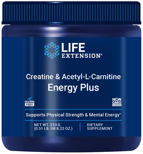 Life Extension Creatine & Acetyl-L-Carnitine Energy Plus