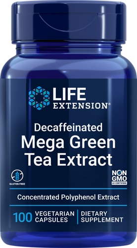 Life Extension Decaffeinated Mega Green Tea Extract