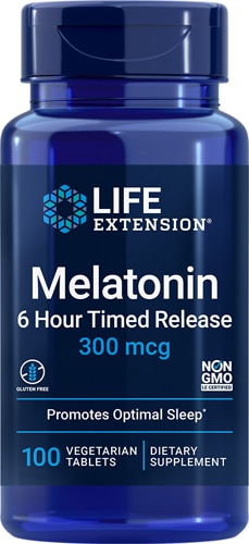 Life Extension Melatonin 6 Hour Timed Release