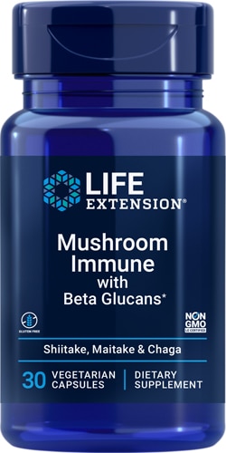 Life Extension Mushroom Immune with Beta Glucans