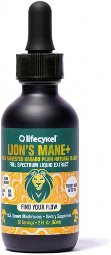 Lifecykel Lion's Mane+ - Informed Sport Certified - Liquid Double Extract