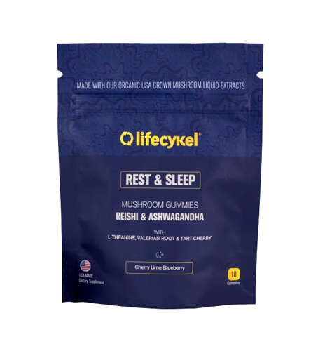 Lifecykel Rest & Sleep Reishi & Ashwagandha Mushroom - Informed Sport Certified Cherry Lime Blueberry