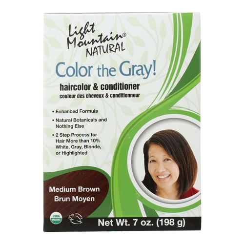 Light Mountain Color The Gray! Medium Brown