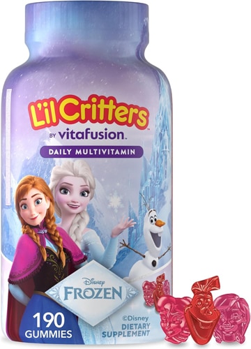 L'il Critters Kids Multivitamin Disney Frozen Strawberry Cherry Raspberry