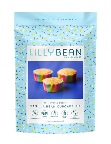 LillyBean Gluten Free Vegan Cupcake Mix Vanilla Bean