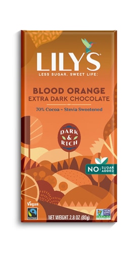 Lily's Dark Chocolate with Stevia Blood Orange